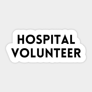 Universal Hospital Volunteer Design Sticker